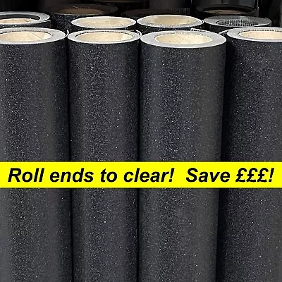 £69.95 • Buy CHEAP Safety Flooring! Heavy Duty Vinyl Commercial / Industrial Floor BLACK Save
