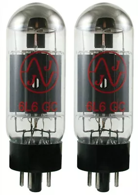 JJ/Tesla Matched Pair 6L6GC Powertubes.6L6 -suits Fender Pro Reverb & Bandmaster • $140