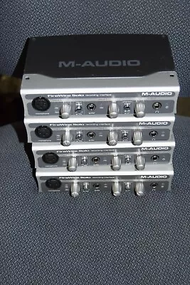 Lot Of 4! M-Audio FireWire Solo Recording Interface AU02-063A3 • $69.99