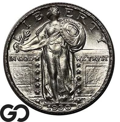 1930 Standing Liberty Quarter Full Head Superb Gem BU++ FH  • $235.50