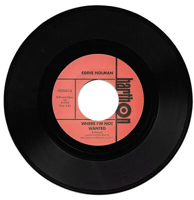 Eddie Holman  Where I’m Not Wanted / Hurt Northern Soul Listen • £11.99