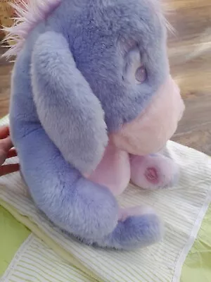 Large 16  Eeyore Disney Store Authentic  Winnie The Pooh Plush Soft Toy Purple • £12