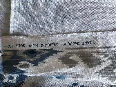 Jane Churchill Nuri Indigo Fabric  • £35