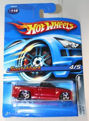 2005 Hot Wheels Main Line Switchback 119/187 Twenty + 4/5 G6846 Black/Dark Red • $2.99