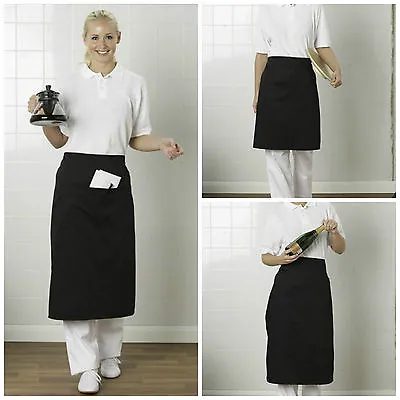 Co-operative Clothing Waist Apron With & Without Pocket Restaurant Bistro Bar • £2.49