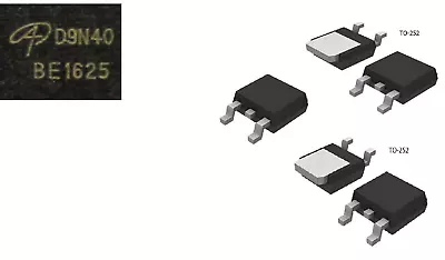  D9n40 Aod9n40  (5pcs) N-channel Mosfet 400v  8a  To-252 • $17.60