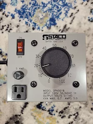 Staco Variable Transformer Model 3PN501B • $64.99