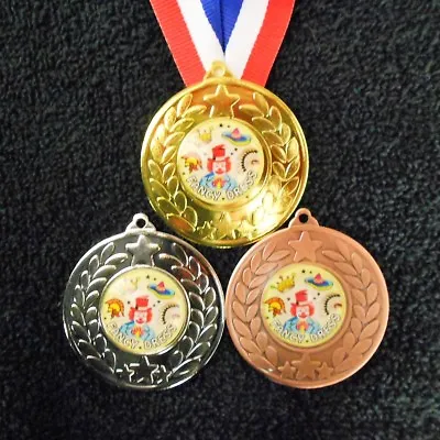 Fancy Dress Medal & Ribbon Engraved Club School Award Trophy 50mm • £3.50