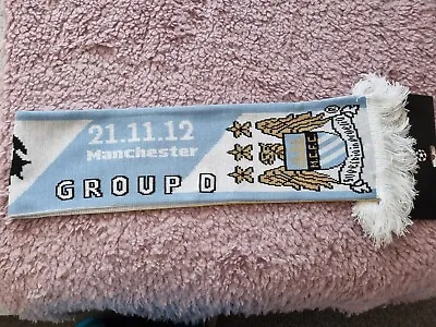 Manchester City V Real Madrid Official Champions League Scarf - BNWT • £3