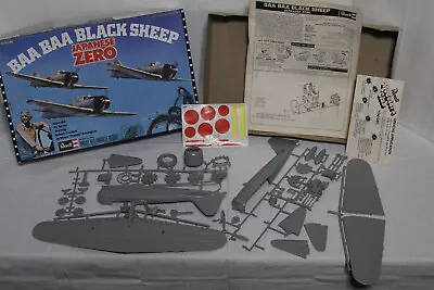 Revell Baa Baa Black Sheep Japanese Zero Model Kit 1/32 #H-581 - Open / Complete • $100