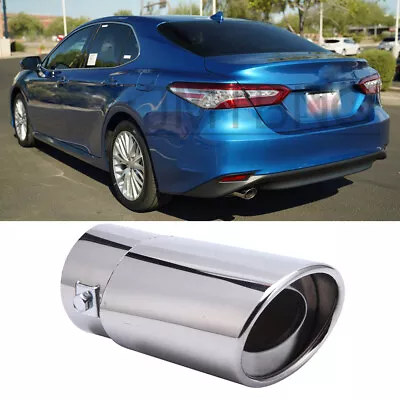 For Toyota Camry Car Exhaust Pipe Tip Rear Tail Throat Muffler Stainless Steel • $15.45