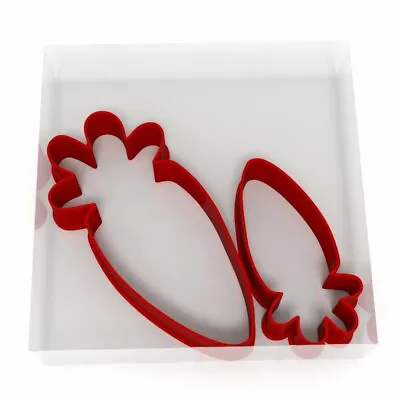 £3.49 • Buy Carrot Cookie Cutter Set 2 Biscuit Dough Icing Pastry Shape Easter Cake Topping