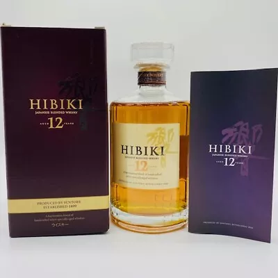 Suntory Hibiki 12 Year Old Blended Japanese Whisky 700ml • $1500