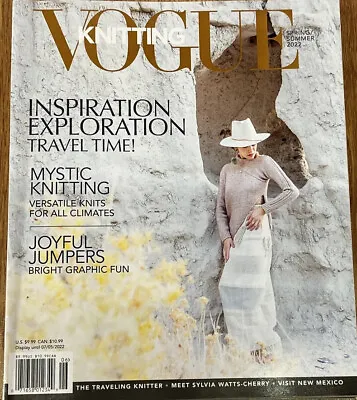 Vogue Knitting Spring/Summer 2022 Inspiration Exploration Travel Time! • $12.99