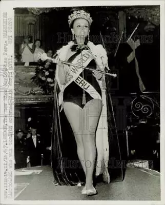 1967 Press Photo Madeleine Hartog-Bel Of Peru Is New Miss World England • $9.99