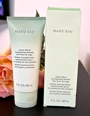 NIB Mary Kay Mint Bliss Energizing Lotion For Feet And Legs 3oz • $8