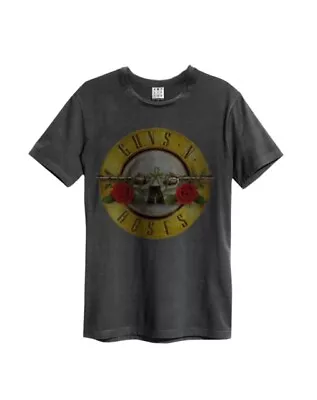 Guns N' Roses - Drum (Bullet) Amplified Vintage Charcoal T Shirt • £22.01