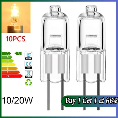 10X G4 10W/20W Halogen Capsule Bulbs Lamps Light 12 Volt 2 Pin Replace Bulbs UK • £4.12