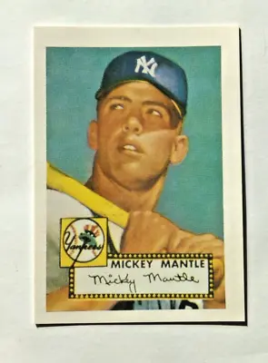 1991 Reprint 1952 Mickey Mantle Reprint Card • $8.50