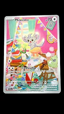 Pokémon TCG Minccino 182/162 Temporal Forces Special Illustration Rare NM/MT • $3