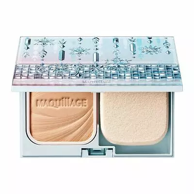 MAQUILLAGE Powdery & Case  Ana And Snow Queen 2  Limited Foundation Ocher 20  • $68.58