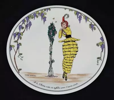 Villeroy & Boch DESIGN 1900 Petite Robe Taffetas Art Deco Women #1 Salad Plate • $35.99