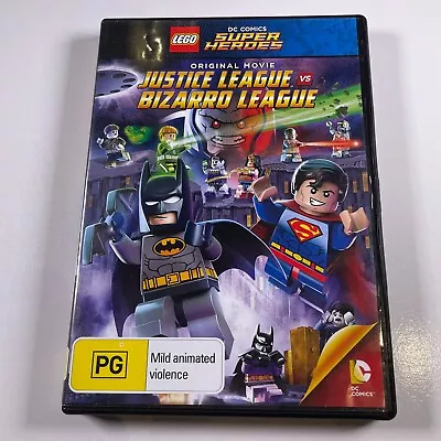 LEGO DC COMICS SUPER HEROES Original Movie Justice League Vs Bizarro League DVD • $4.99