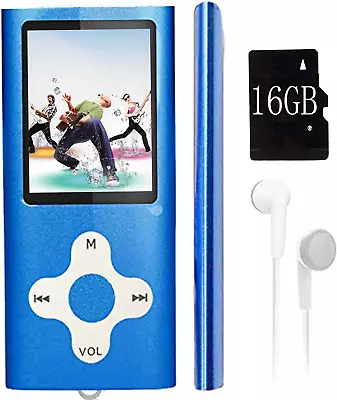 Mp3 PlayerMusic Player With A 16 GB Memory Card Portable Digital Music Player/V • $54.99