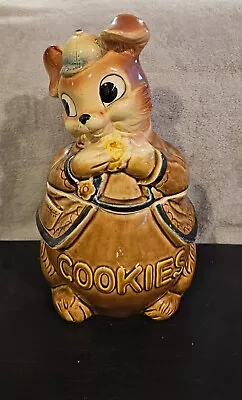 Vintage Royal Sealy Bunny Rabbit Cookie Jar Empress By Haruta Japan • $25