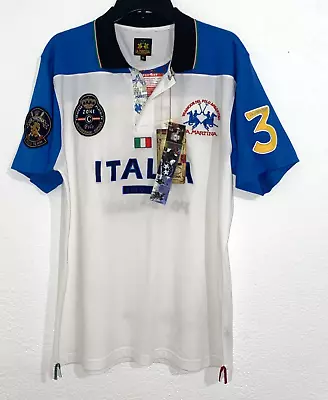 LA MARTINA SADDLERY POLO SHIRT ITALIA POLO TEAM PLAOFFS Size XL 100% Cotton • $75