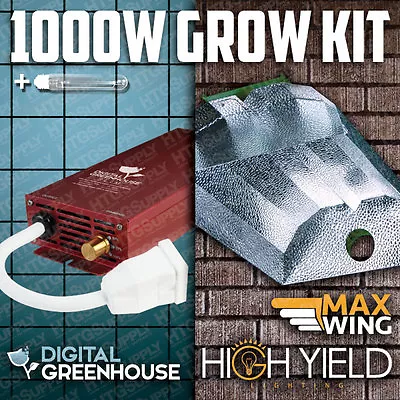 1000w DIGITAL SLIM GROW LIGHT System Set 1000 Watt HPS MH MAX WING • $253.85