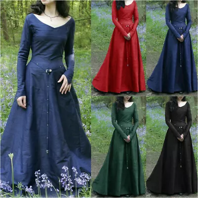 Women Halloween Cosplay Medieval Costumes Victoria Renaissance Princess Dresses • $17.32