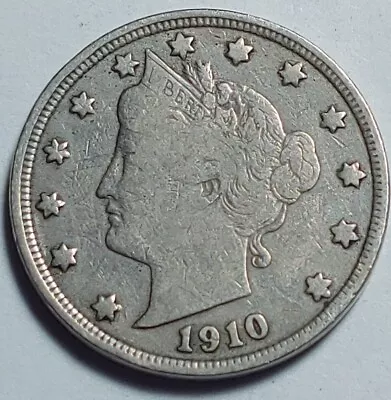 1910 V Nickel. Fine      • $5.29