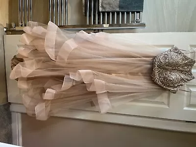 £250 • Buy Prom Dress, Size 6, Perfect Condition But Slight Snagging On Underskirt. 