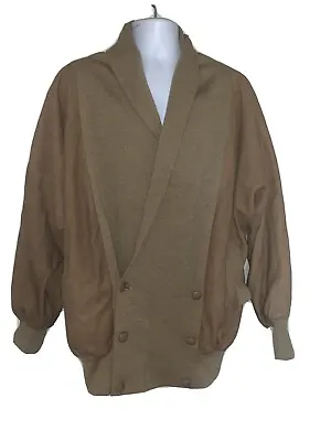 Vintage Gerard Babin Paris Couture Leather & Wool Jacket Avant Garde Men’s Sz M • $174.99