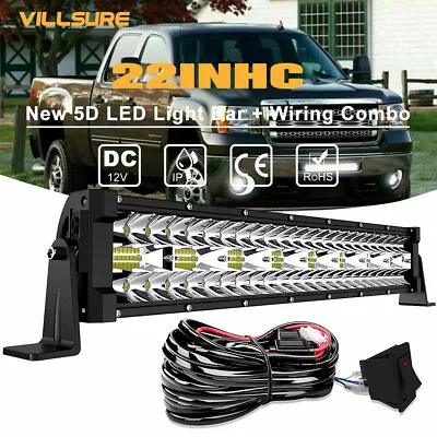 For GMC Sierra 1500 2500 3500HD 2008-2014 Front Bumper 20  12000W Led Light Bar • $44.99