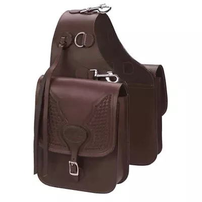 Vintage Handmade Leather Western Saddle Bag For Horse -Premium Quality (A&S) • $149