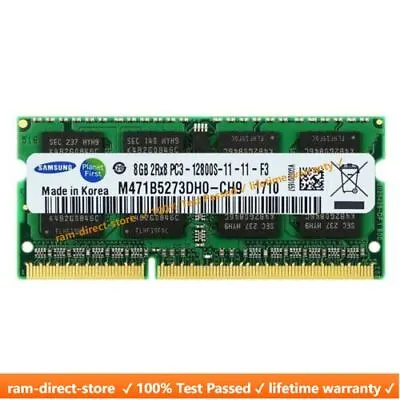 Samsung DDR3 DDR3L 4GB 8GB 1333MHZ 1600 1.5V 1.35V SO-DIMM Memory RAM Laptop • $9.89