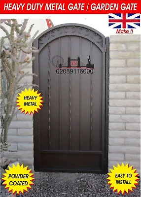 Metal Gate / Wrought Iron Gate / Gate. Metal Garden Side Gate Design Gate • £690