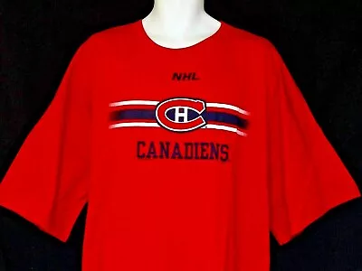 Montreal Canadiens T-Shirt Red Mens 2XL 2XT 3XT Big Tall Vintage NEW Hockey NHL  • $21.42