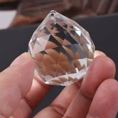 £3.54 • Buy 40mm Hanging Crystal Ball Cut Glass Prism DIY Chandelier Lighting Pendants