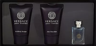 Versace Pour Homme For Men 3 Piece Mini Gift Set • $22.78