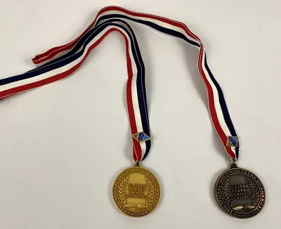 Vtg Gold Bronze United States Skills Olympic Medals Vocational Clubs Of America • £25.63