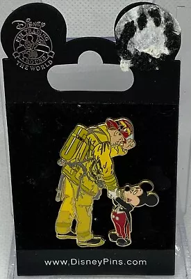 Mickey Mouse - Thanking Shaking Hands With A Firefighter- Disney Pin • $40