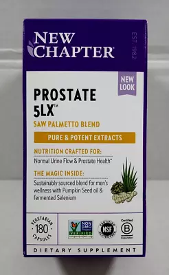 New Chapter Prostate 5LX Saw Palmetto Blend Multivitamin 120 Veg Caps 05/26 NEW • $47.97