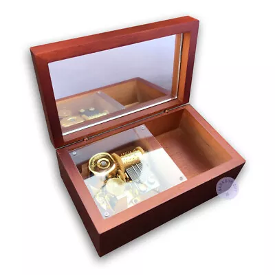 Brown Wooden Sankyo Vintage Music Boxes With A Jewelry Box (60 Tunes Option) • $54.99