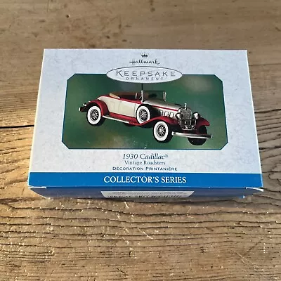 Vintage 2001 Hallmark Keepsake Ornament 1930 Cadillac Fleetwood Roadster Series • $9.99