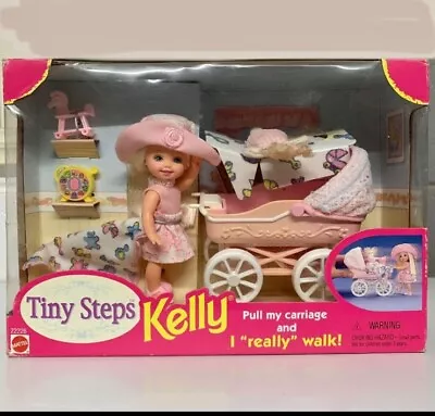 Barbie Vintage Kelly Tiny Steps Walking Kelly With A Pram NIB • $120