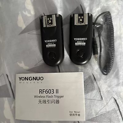 Yongnuo RF603 Ii Wireless Flash Trigger. • £19.04