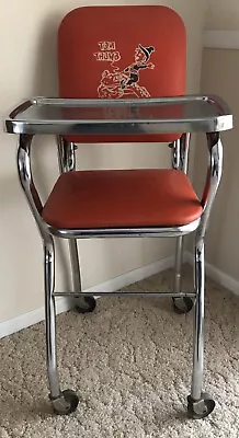 Vintage Tom Thumb Child’s High Chair 1950s 1960s Children Furniture • $65